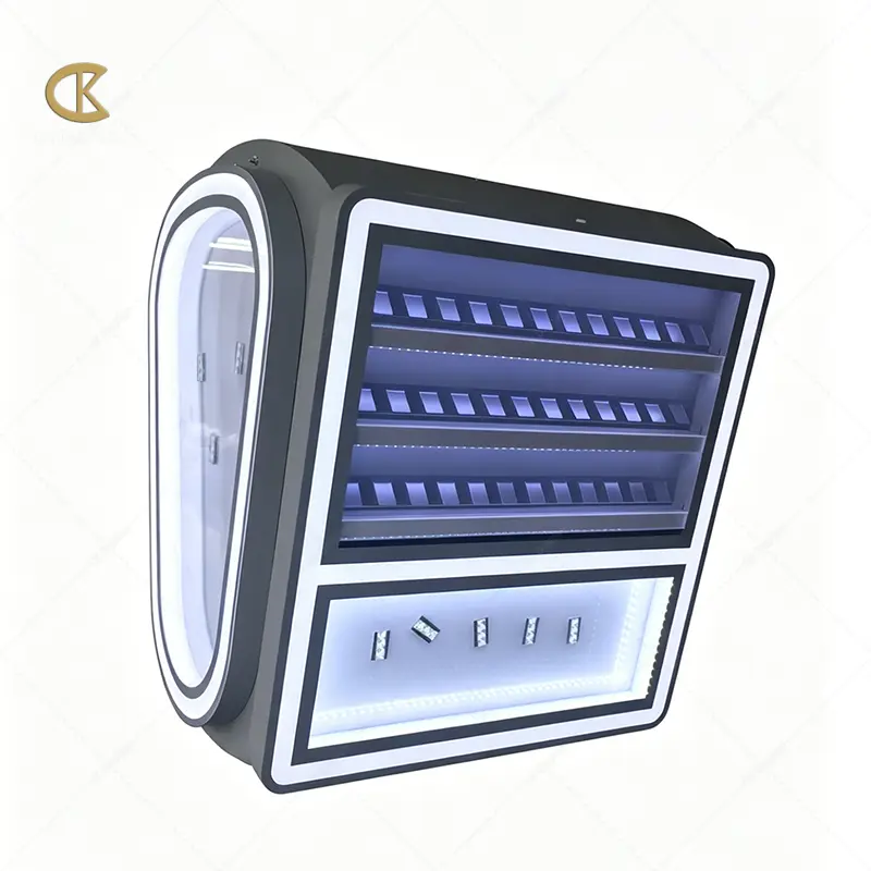 Factory Custom Cigarette Cabinet Overhead Cigarette Display Rack With LED Light For Convenience Store